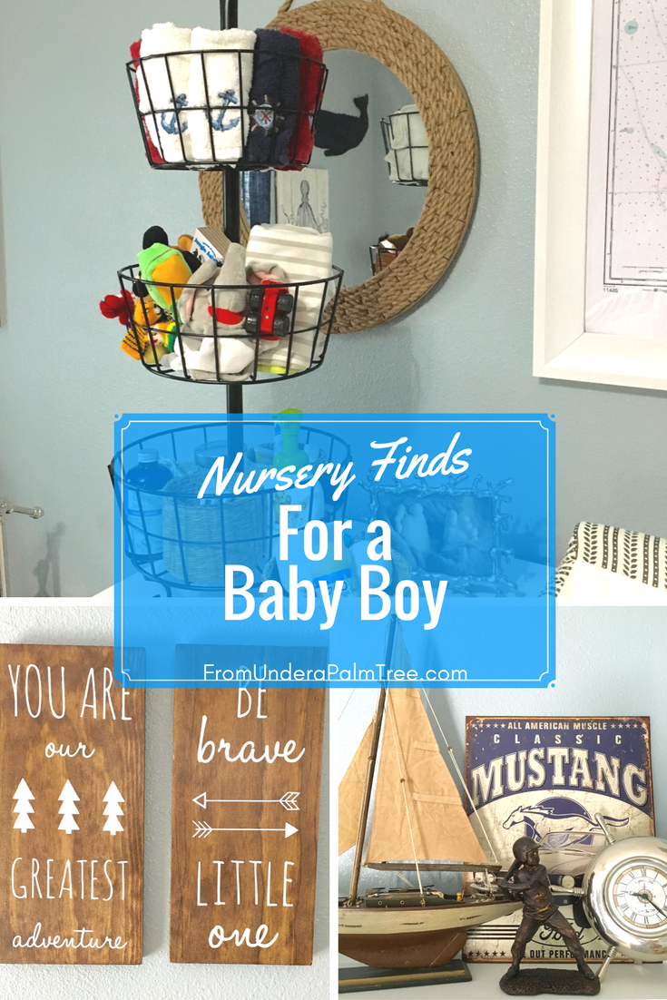 Eclectic Nursery | Baby Boy | Baby | Baby Nursery | Nursery Finds for a baby boy | nursery decor | nautical baby nursery | nursery decor ideas | how to decorate a nursery | 