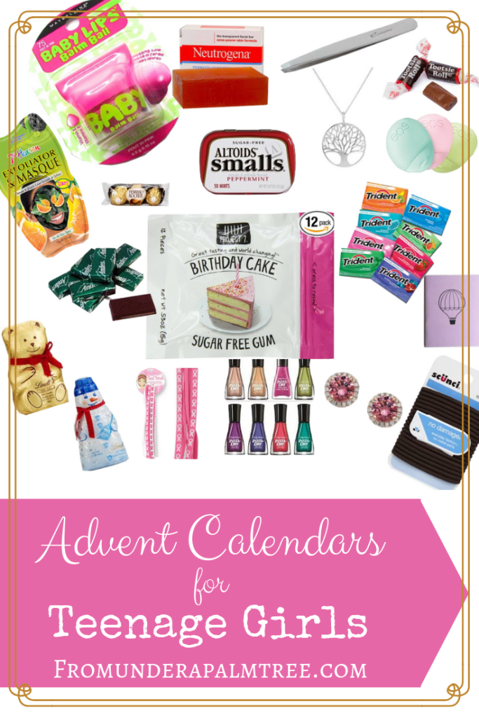 Advent Calendars for Teenage Girls - From Under a Palm Tree