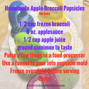 Apple-Broccoli-Popsicles by From Under a Palm Tree