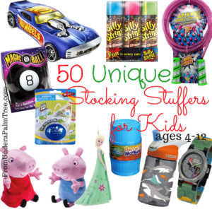 50 Unique Stocking Stuffers Kids 