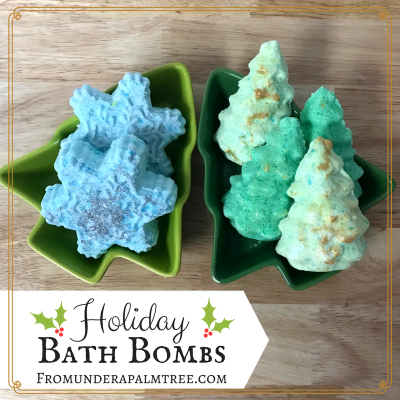 Holiday Bath Bombs by From Under a Palm Tree