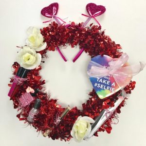 DIY Valentine's Day Gift Wreath by From Under a Palm Tree