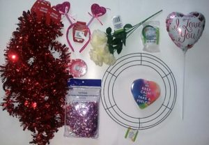 DIY Valentine's Day Gift Wreath by From Under a Palm Tree