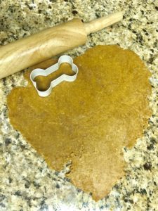 Pumpkin Peanut Butter Dog Biscuits by From Under a Palm Tree