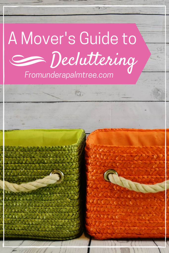 How to declutter when moving | moving and decluttering | how to reduce clutter | declutter | organization | lifestyle blog |