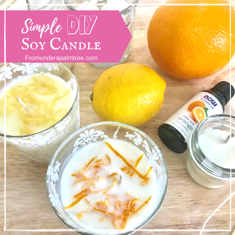 How to make soy candle | Simple soy candles | DIY candles | DIY soy candles | DIY | Candles | Candle making | green living | Sustainability | 