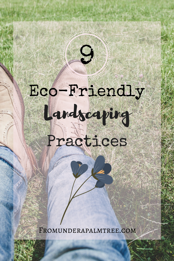 Are you revamping your landscape? Here are 9 eco-friendly landscaping practices to try! | eco-friendly practices | eco-friendly | go green | environmentally friendly landscaping | eco-friendly landscaping | landscaping tips | eco-friendly |