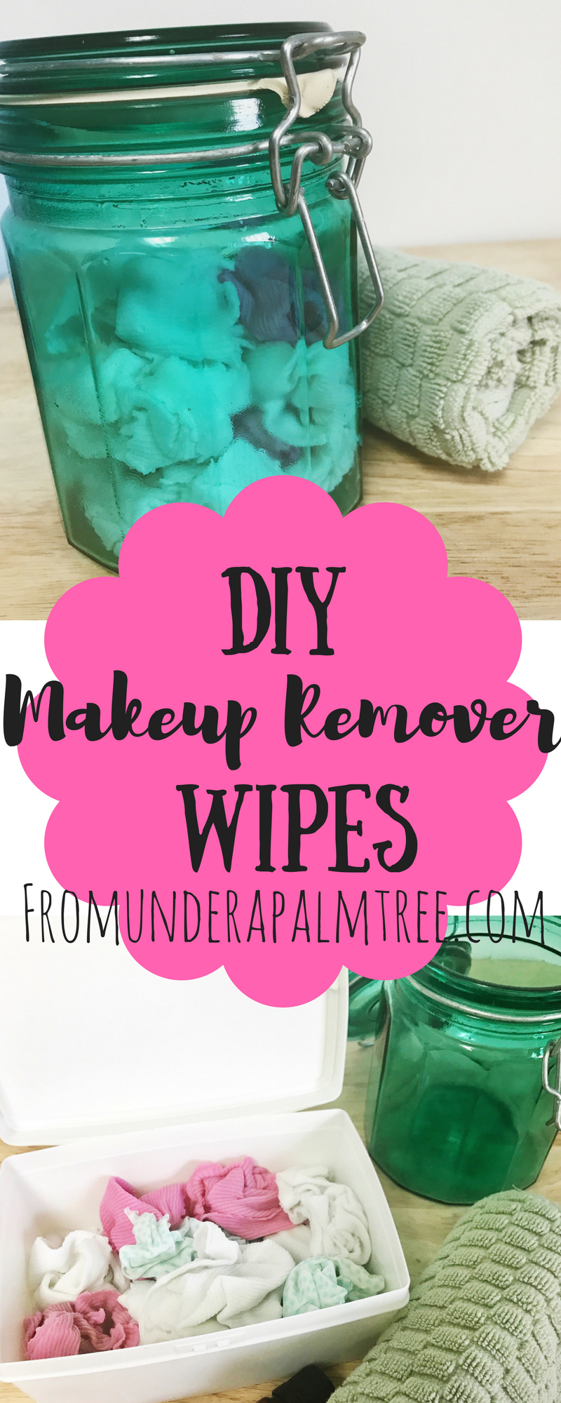 DIY Makeup Remover Wipes | Reusable Makeup Wipes | Washable Makeup Wipes | Makeup Remover Wipes | DIY beauty | face wipes | Easy Beauty DIY | Homemade makeup remover wipes | Sustainable living | Green living | 