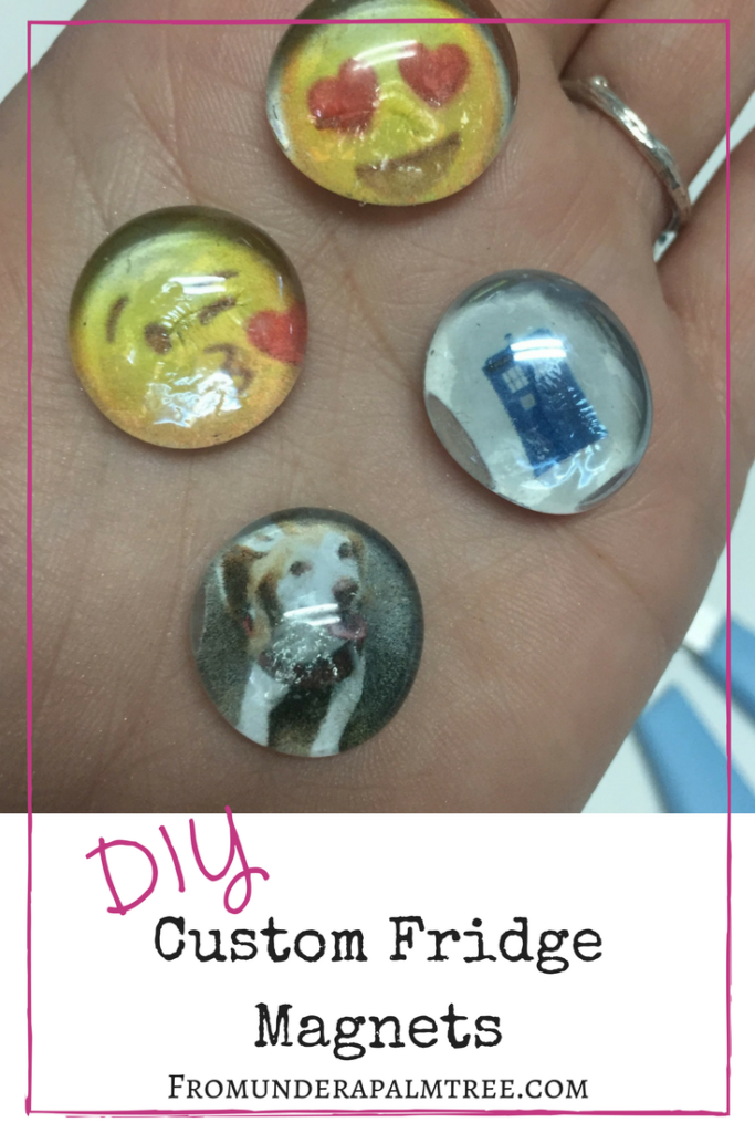 Looking for something fun for your fridge? Here is a cute DIY for custom fridge magnets! | DIY fridge magnets | emoji magnets | DIY magnets | DIY | crafts | Customized fridge magnets | DIY customized fridge magnets | Doctor Who Fridge Magnets | Emoji magnets |
