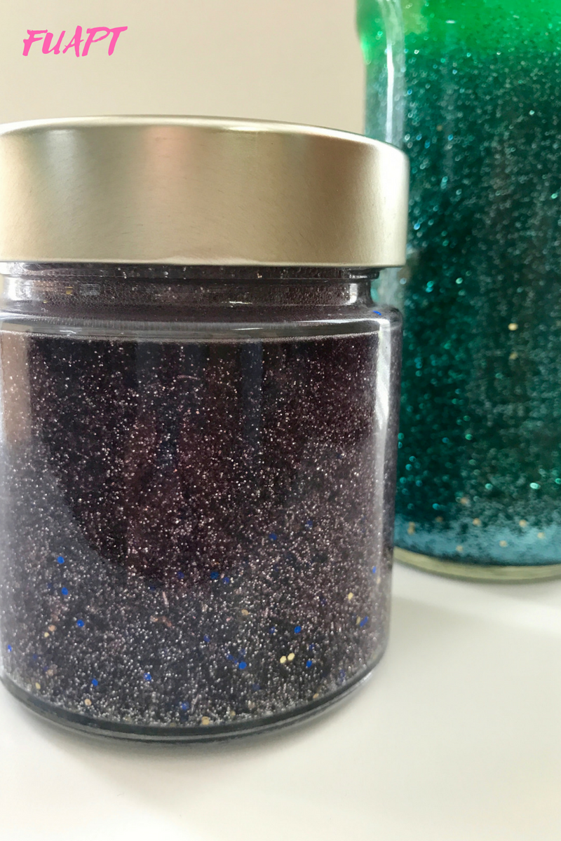 DIY Calming Glitter Jar | DIY | How to make a calming glitter jar | glitter jar | calming jar | sensory jar | glitter sensory jar | 