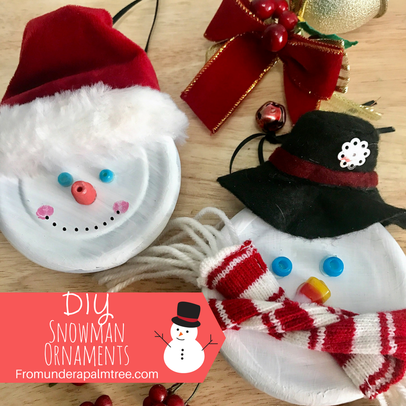 DIY Snowman Ornaments | DIY Christmas Ornament | DIY Holiday Ornament | DIY ornament | Snowman Ornament | DIY | Crafts | merry Christmas | Happy Holidays |