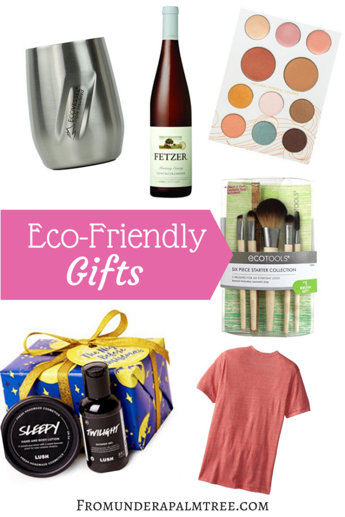 Eco-friendly gifts | green gifts | lush cosmetics | ecotools | alternative apparel | Pacifica | fetzer | eco vessel | eco-friendly | sustainable living | sustainable gifts | green brands |