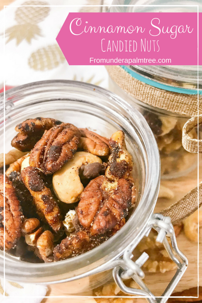 How to make cinnamon sugar candied nuts | Cinnamon Sugar Nuts | Cinnamon Sugar | Cinnamon Sugar Candied Nuts | easy | recipe | candy recipe | DIY | holiday snacks | snacks | party food | sweat treat | recipe | walnuts | pecans | cashews | nuts |