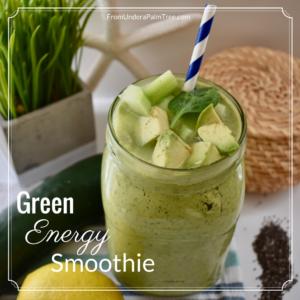 Green Energy Smoothie | Green Smoothie | Smoothie Recipe | Healthy Smoothie | Breakfast Smoothie Recipe | Meal Replacement Smoothie | Protein Smoothie Recipe | Protein Smoothie | Protein Drink | Veggie Smoothie | Vegetable Smoothie | What to put in a veggie smoothie |