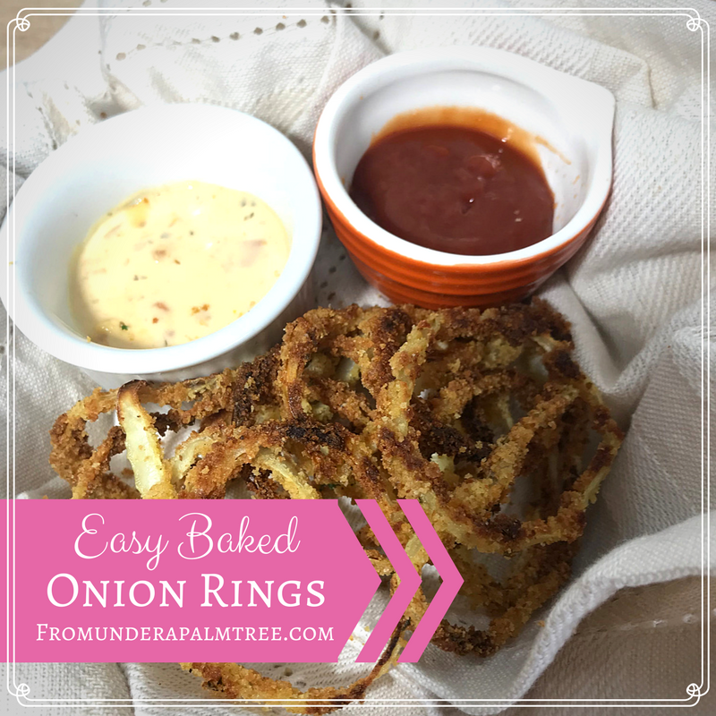 Easy Baked Onion Rings | Homemade | recipe | baked | easy | sauce | healthy | how to make | home | sweet onion | simple | 