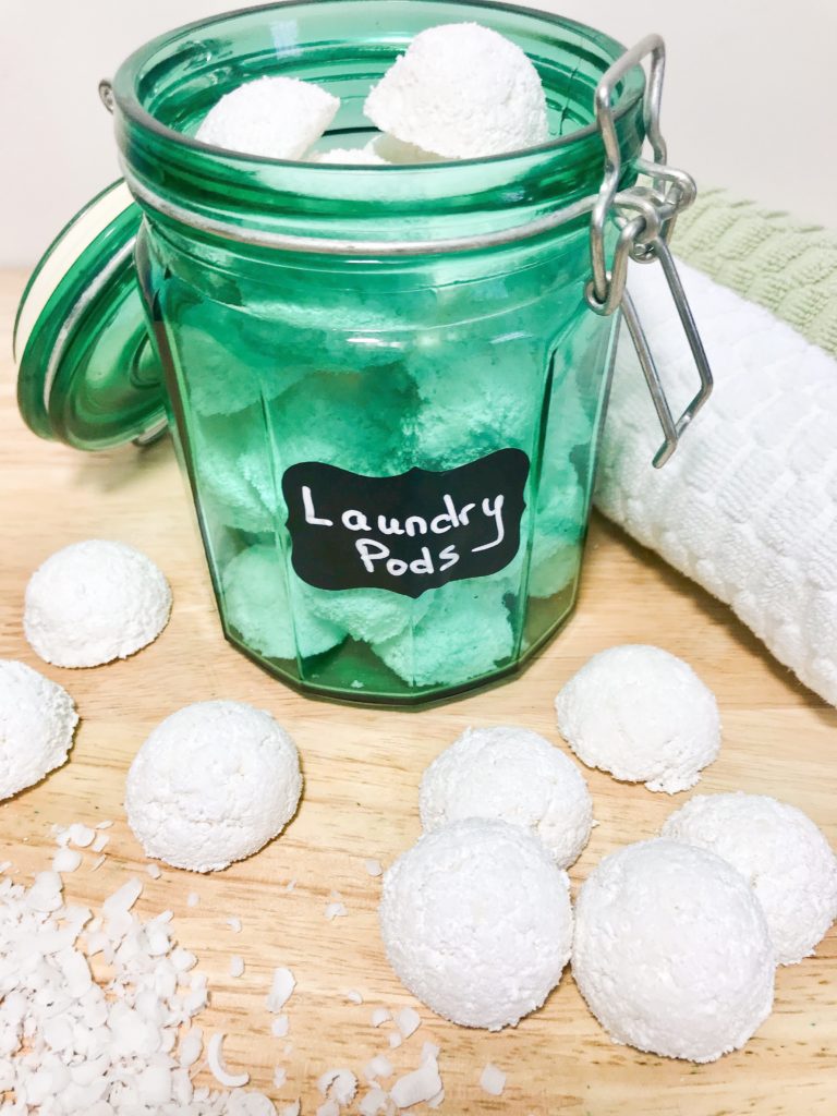Quick & Easy DIY Laundry Pods | Homemade Laundry Recipe | Detergent Pods | How to make laundry pods | detergent tabs | castile soap | washing soda | vinegar | epsom salt | all natural | homemade | DIY | Washing machine | stains | natural home products | borax | 