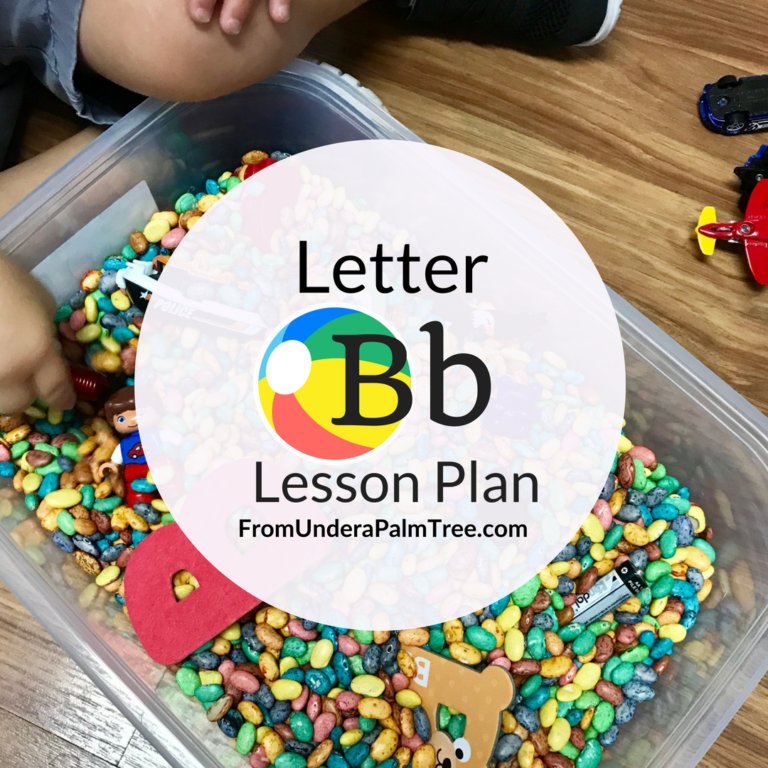 Letter B Lesson Plan For Preschoolers > From Under A Palm Tree