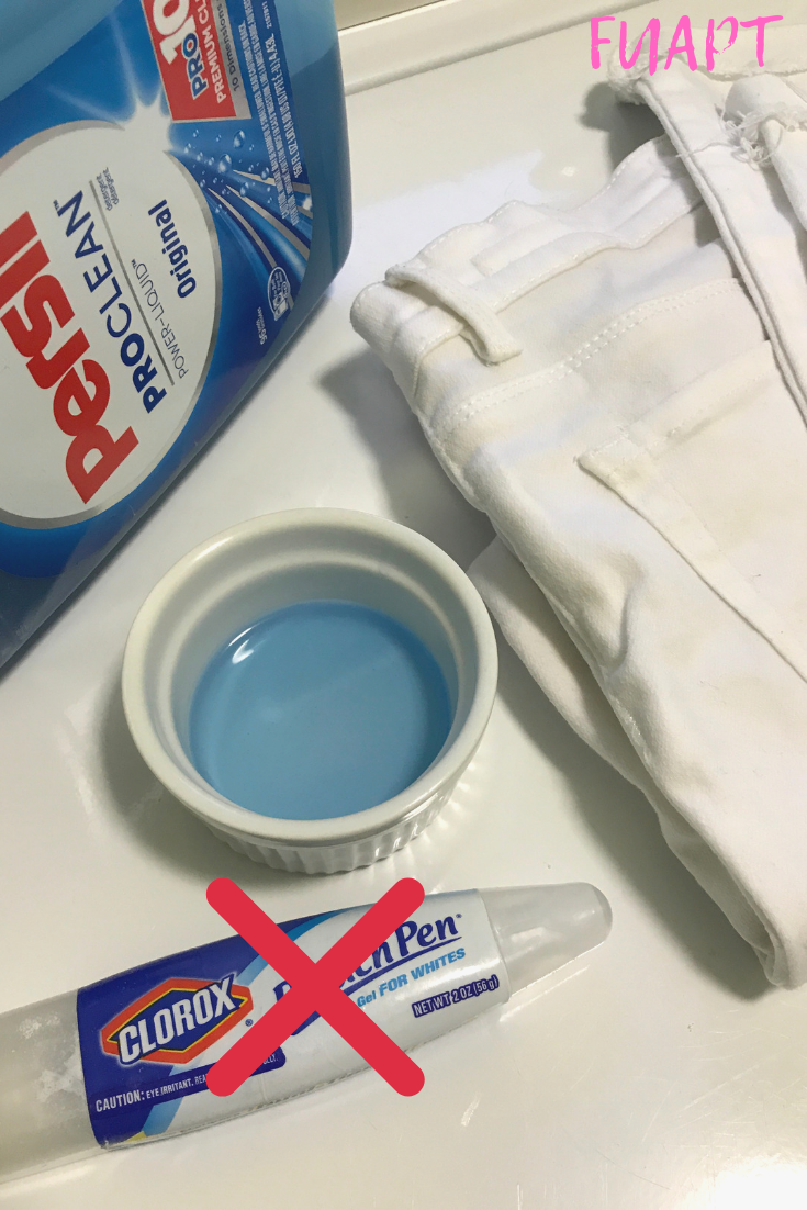 Bleach Free Stain Remover for White Clothes by From Under a Palm Tree