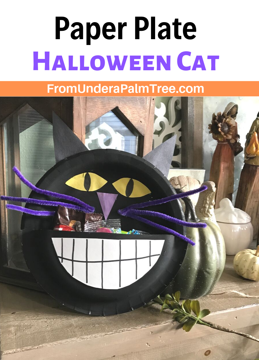 halloween | Halloween crafts | crafts for kids | toddler crafts | preschool halloween crafts | fall crafts for kids | paper plate crafts | cat crafts | fun crafts for kids | easy crafts for kids | easy halloween crafts |