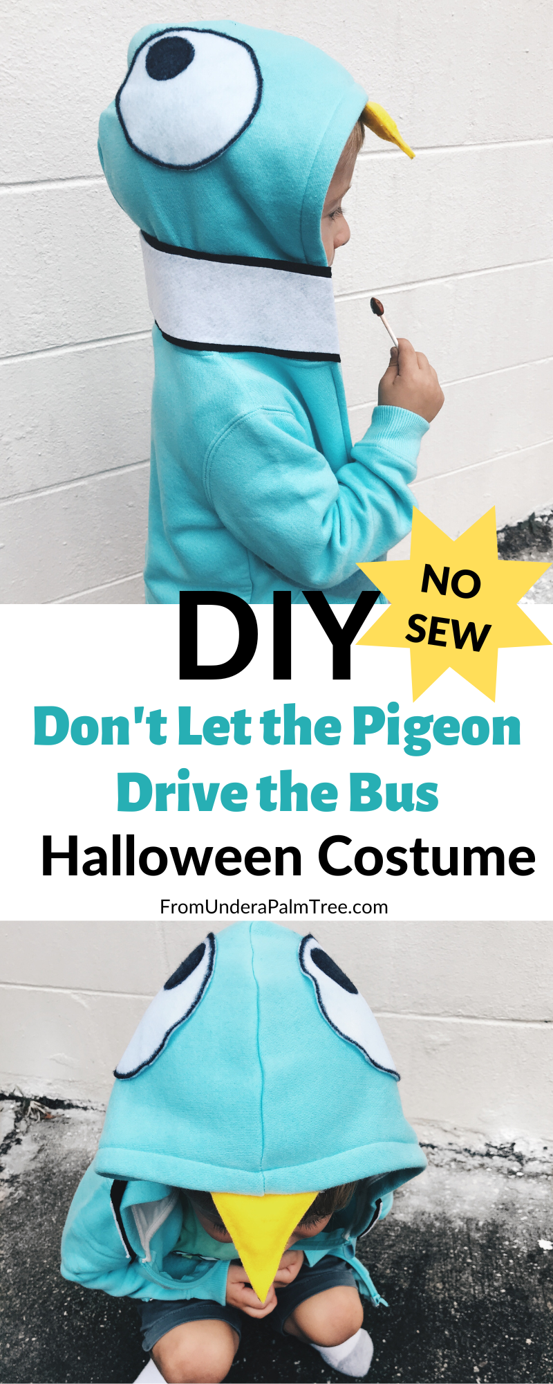 costumes for kids | kids costumes | DIY halloween costume | diy halloween costume | DIY kids costumes | DIY pigeon costume | don't let the pigeon drive the bus | mo willems | pigeon costume | literacy day costume | DIY literacy day costume | kids halloween costume