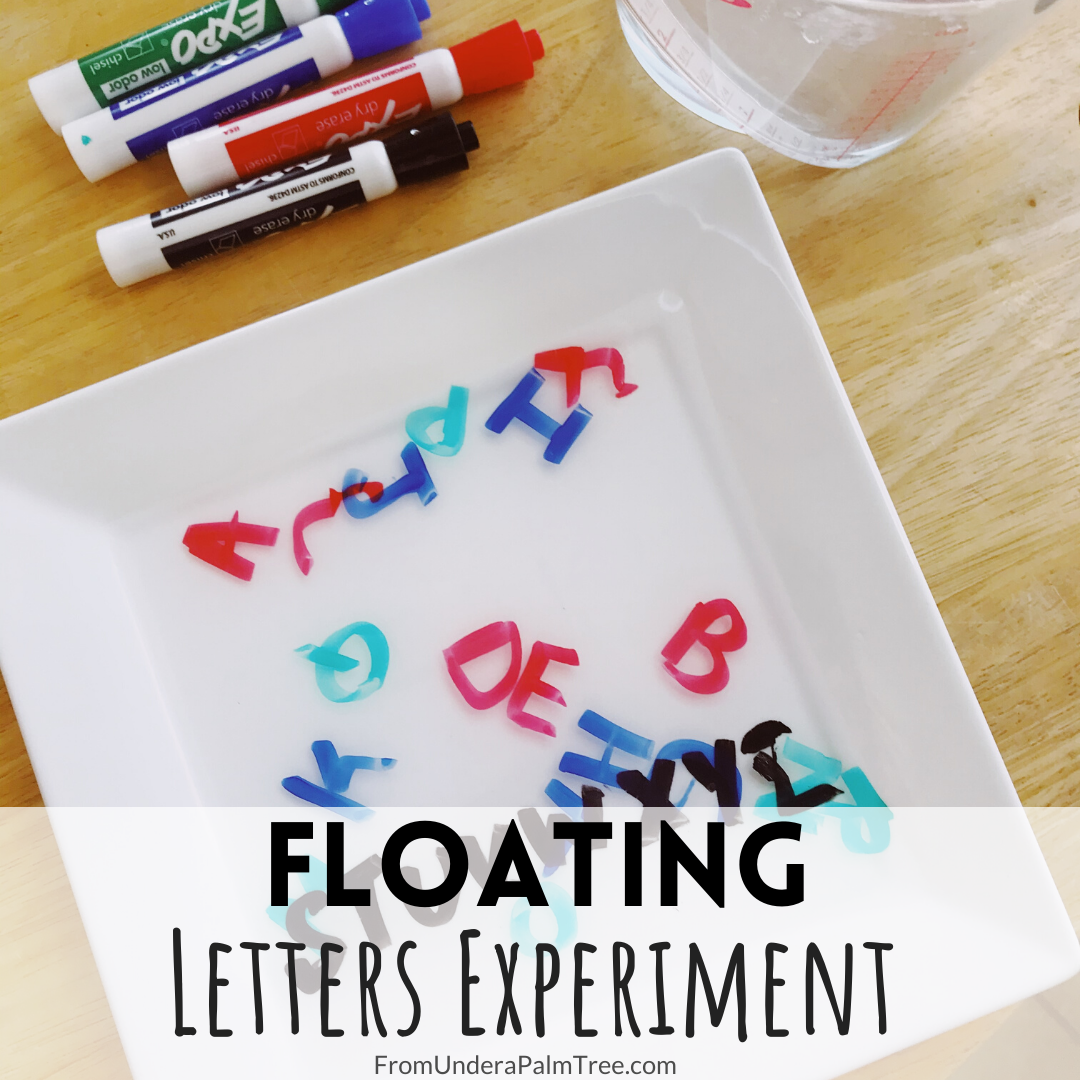 Floating Dry Erase Marker Experiment - The Best Ideas for Kids