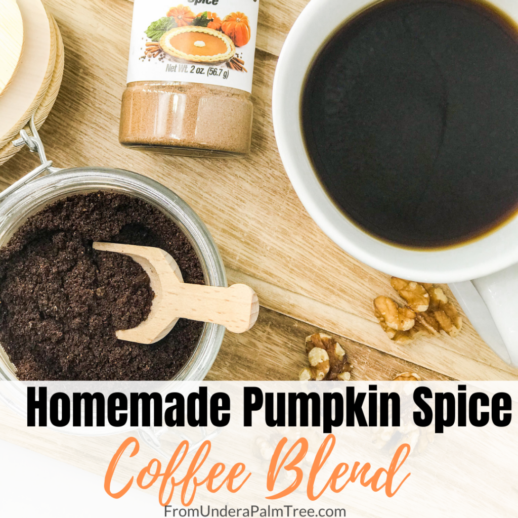 homemade coffee | homemade coffee grounds | homemade coffee recipe | coffee blend recipe | homemade coffee blend | pumpkin spice coffee blend | DIY coffee blend | how to make my own coffee blend | fall recipe | pumpkin recipe | flavored coffee | how to make my own flavored coffee |