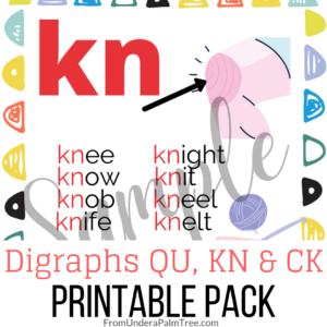 digraphs, free printable digraph worksheets | free printables | free kindergarten printable | digraph worksheets | digraph practice worksheets | types pf digraphs | what are digraphs | kn digraphs | qu digraphs | ck digraphs | homeschool lesson plan ideas | kindergarten lesson plan ideas | reading practice | reading resources | 