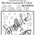 free printable | free color by numbers | color by numbers | free color by numbers printable | space worksheets | kindergarten worksheets | free kindergarten learning activities | free coloring pages for kids | coloring pages |