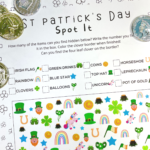 st patricks day spot it | st patricks day worksheet | st patricks day activities for kids | St Pattys Day game | st pattys day worksheets | st patricks day search and find | kindergarten worksheets | kindergarten activities | kindergarten printable | printable for kids | printable for kindergarteners | kindergarten st patricks printable | counting worksheet | math worksheet | st patricks day math worksheet |