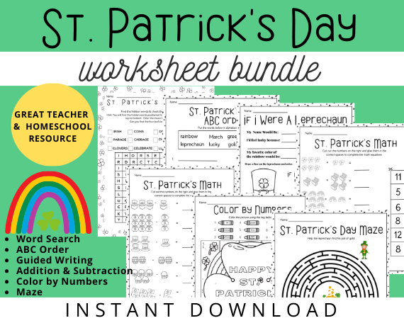 st pattys day | St Patricks Day | St Patricks Day worksheets | St Patricks Day activities | St Patricks Day fun | St Patricks Day resources | St Patricks Day printables | St Patricks Day downloads | classroom resources | St Pattys Day printables | St Pattys Day worksheets | St Pattys Day printables | st patricks day word search | st patricks day color by numbers | st patricks day math | st patricks day maze | st patricks day guided writing | If I were a leprechaun | digital download | printables for kids | first grade worksheets | kindergarten worksheets | sta patricks day game |