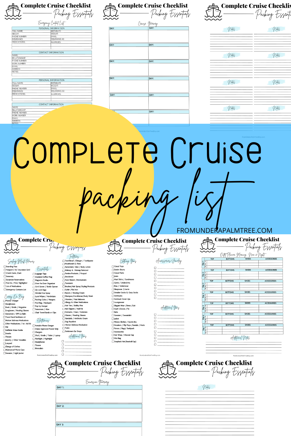 complete cruise packing list | cruise packing list | cruise packing essentials | cruise essentials | what to pack for a caribbean cruise | what to pack for a summer cruise | cruise attire | cruise outfits | cruise outfit planner | cruise checklist | cruise packing checklist | cruise emergency list | cruise intinerary | cruise excursion itinerary | cruise door decor | cruise necessities | cruise must haves | cruise amazon finds | cruise essentials from amazon |