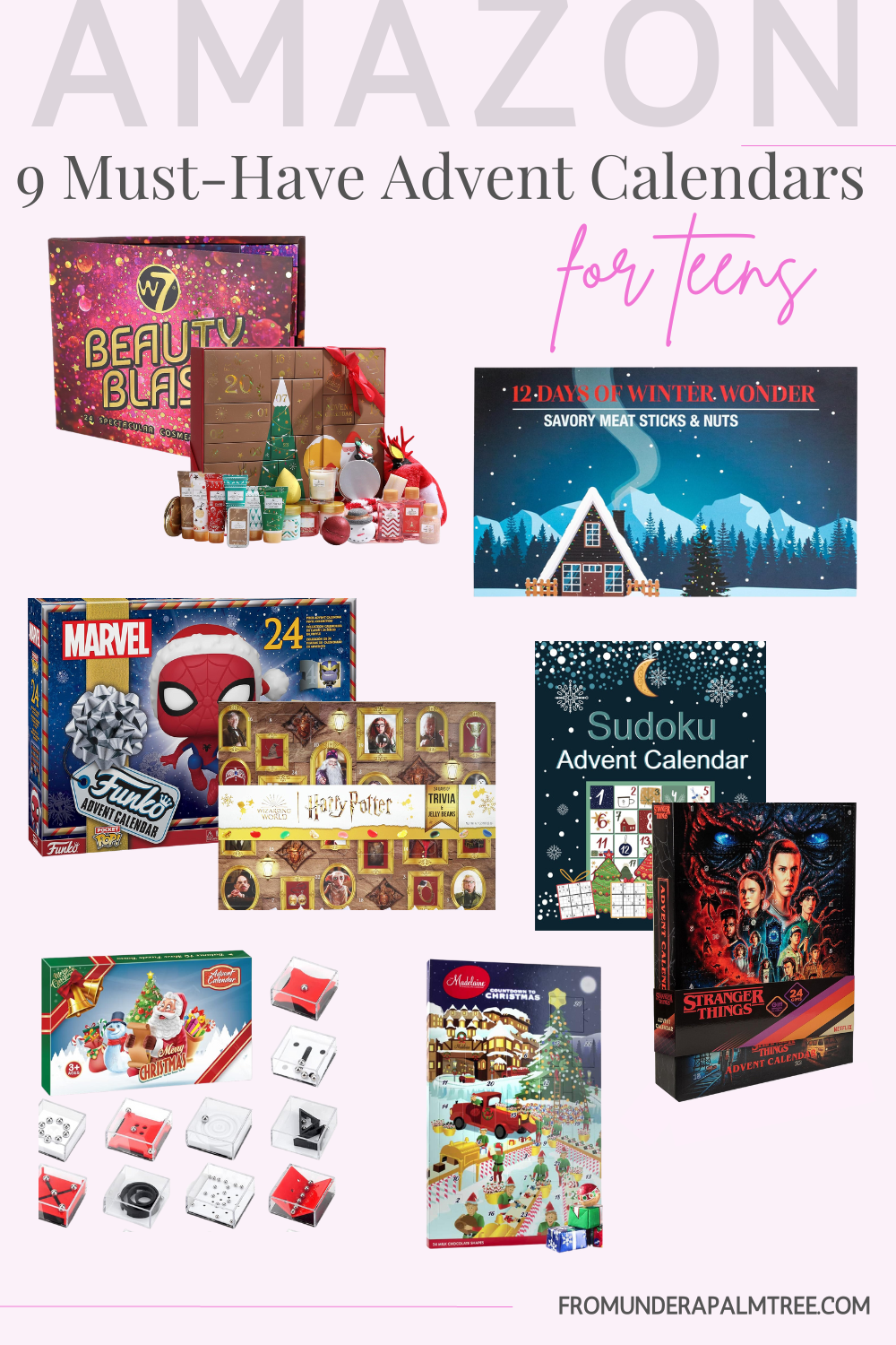 9 Must Have Amazon Advent Calendars for Teens > From Under a Palm Tree