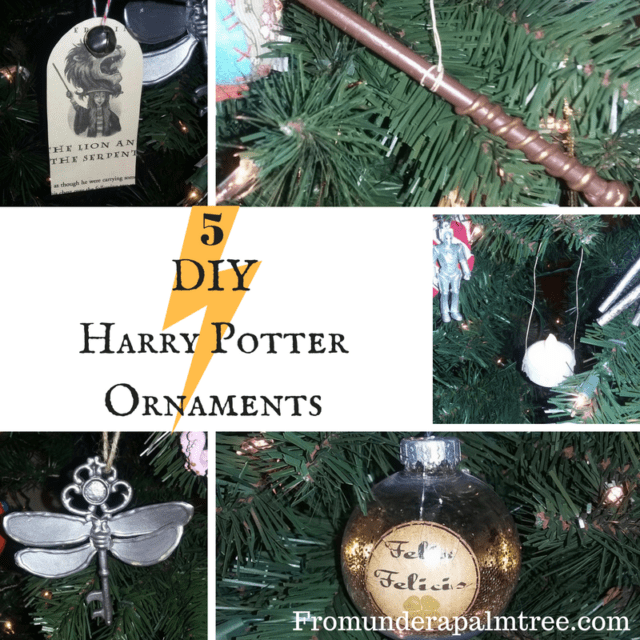 5 DIY Harry Potter Ornaments > From Under a Palm Tree