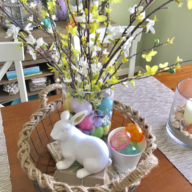 DIY Easter Centerpiece > From Under a Palm Tree