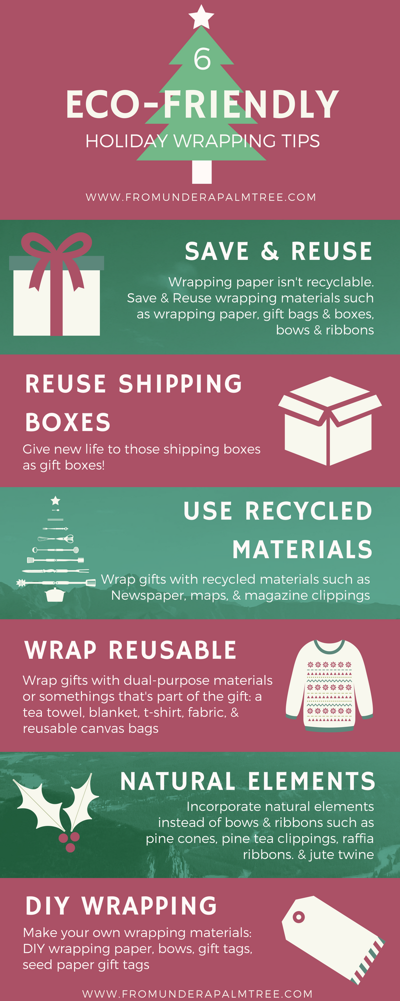 6 Eco-Friendly Holiday Wrapping Tips > From Under a Palm Tree