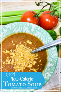Easy Low-Calorie Tomato Soup > From Under a Palm Tree