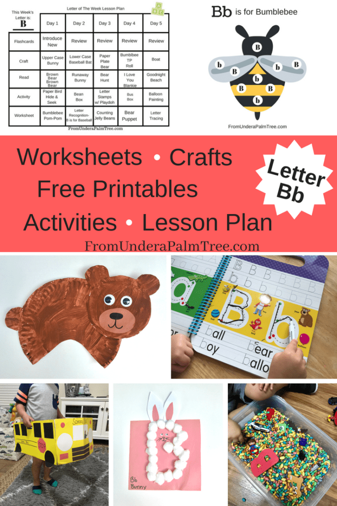 Letter B Lesson Plan For Preschoolers > From Under A Palm Tree