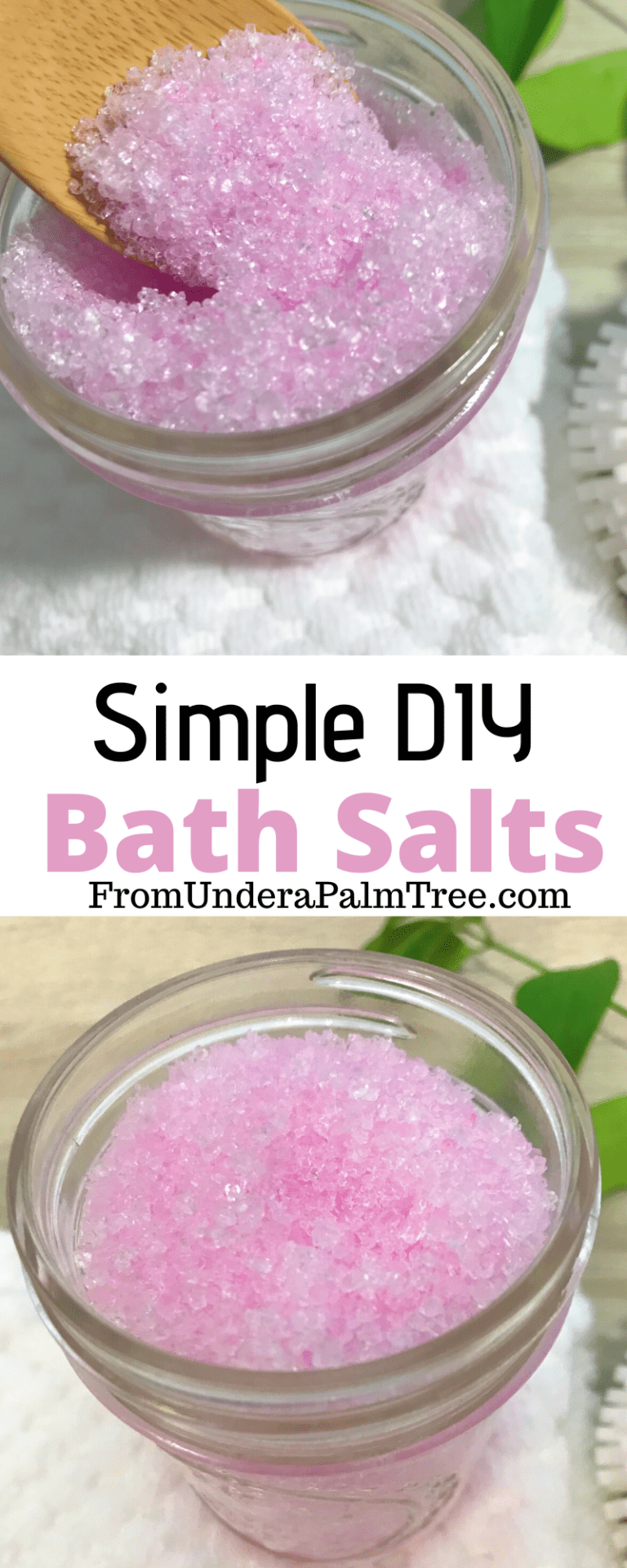 Simple DIY Bath Salts > From Under a Palm Tree