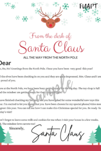 Printable Letter From Santa