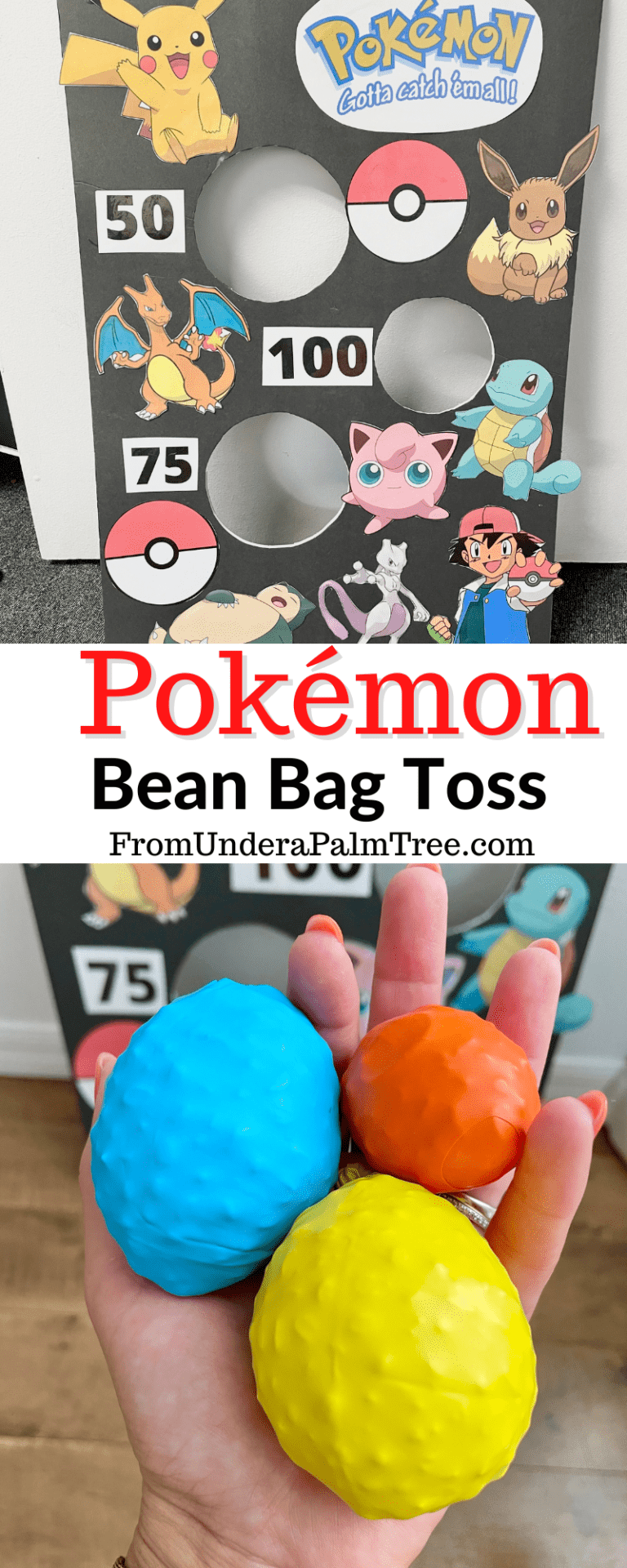 DIY Pokemon Bean Bag Toss > From Under a Palm Tree