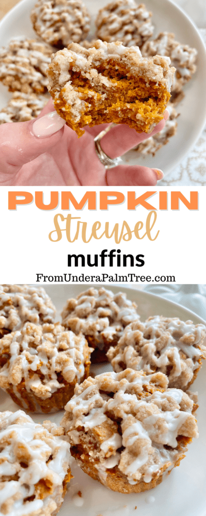 Pumpkin Streusel Muffins > From Under a Palm Tree