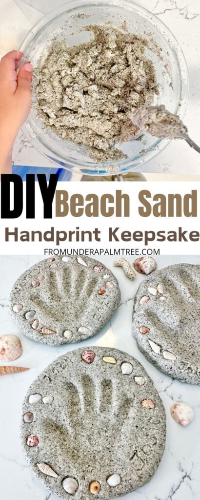 activity for kids | beach | beach handprint keepsake | beach sand clay | beach sand handprint keepsake | Beach Sand Handprint Ornaments | beach vacation | beach vacation activity | beach vacation activity for kids | beach vacation craft | crafs for kids | DIY | DIY handprint ornament | DIY handprint keepsake | easy crafts for kids | easy crafts to do with kids on vacation | Family crafts | fromunderapalmtree | handprint crafts | handprint craft | handprint crafts for kids | handprint crafts for babies | handprint ornament | baptismal gifts | how to make clay | how to make sand clay | how to make sand dough | Kids | kids crafts | lifestyle blogger | mom blogger | sand clay |Sand clay Art | sand clay recipe | sand dough | Sand handprint keepsake diy | Sand handprint keepsake ideas | Sand handprint on Canvas | Sand handprint with glue | vacation crafts for kids | beach vacation crafts for kids |