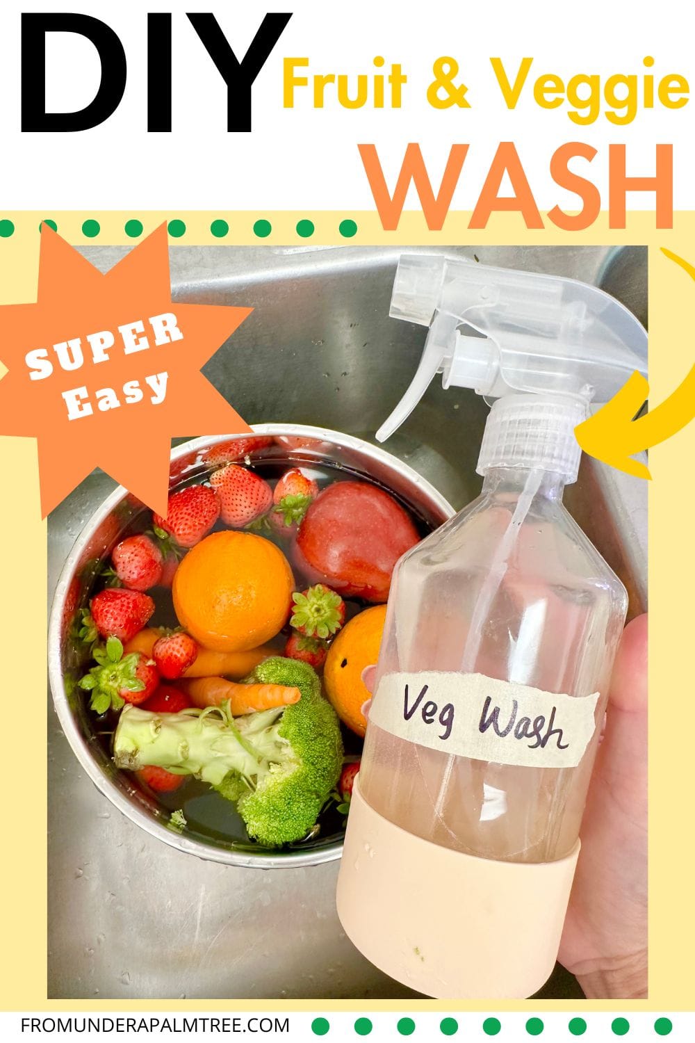 Great Description About Diy Fruit And Veggie Wash