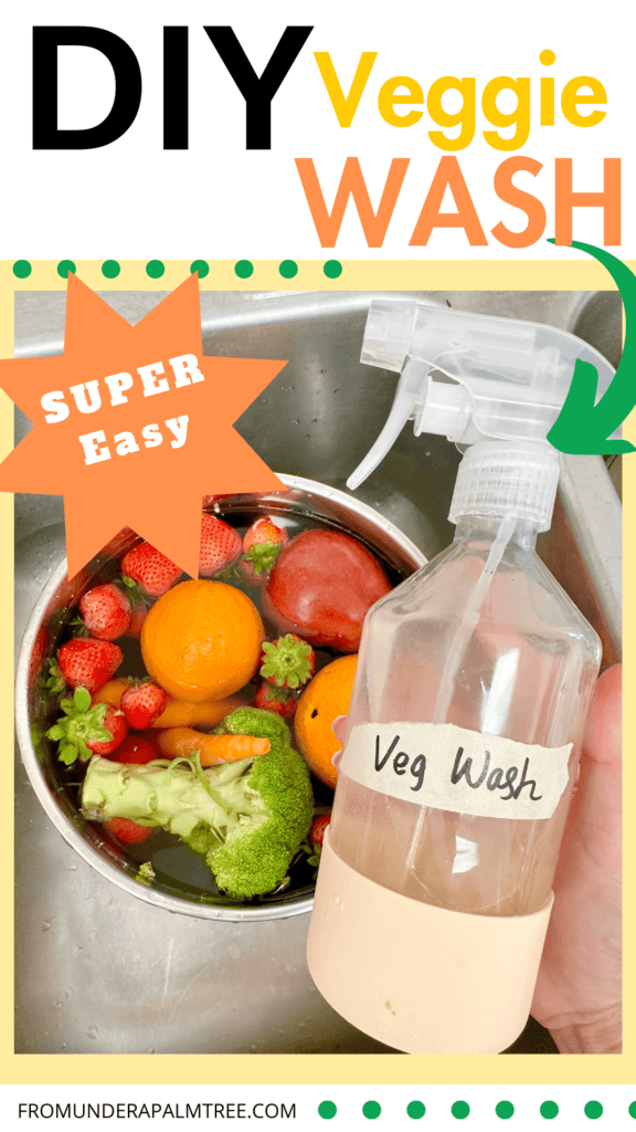 all natural | Best fruit and veggie wash | Best veggie wash recipe | Best veggie wash | veggie cleaner | chemical free veggie cleaner | DIY | diy fruit cleaner | DIY fruit wash | DIY home | DIY kitchen | diy vegetable cleaner | diy vegetable wash | diy veggie spray | DIY Veggie Wash | DIY veggie wash spray | Diy veggie wash with essential oils | eco-friendly | fromunderapalmtree | fruit and veggies | Fruit wash diy baking soda | Fruit wash recipe | go green | Green living | Homemade fruit and veggie wash spray | Homemade veggie wash recipe | Homemade veggie wash with baking soda | Homemade veggie wash with baking soda and vinegar | kitchen hacks | lifestyle | lifestyle blogger | mom blogger | Veggie wash recipe | Veggie wash recipe vinegar | Veggie Wash spray | What is the best homemade vegetable wash |