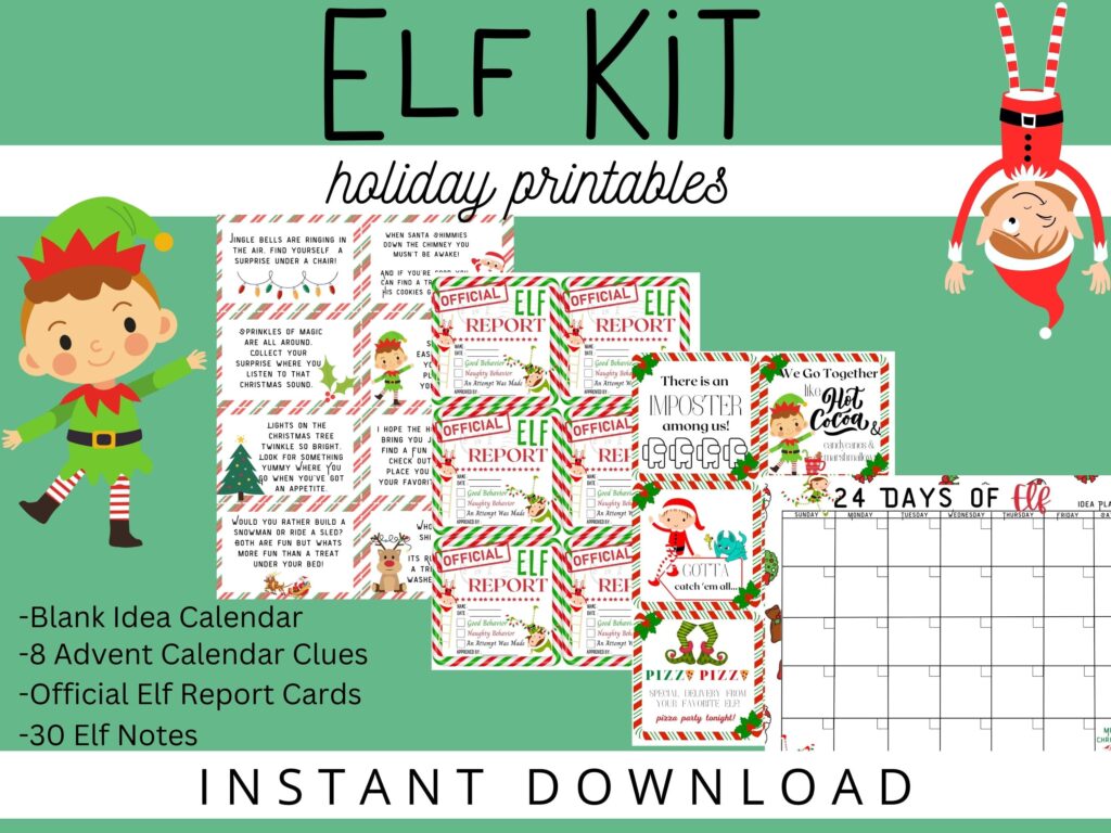 advent | advent calendar clues | advent calendar ideas | christmas | elf | elf clues | elf idea planner | elf kit | elf notes | elf on the shelf ideas | elf planner | elf planning | elf planning calendar | elf staging ideas | etsy | etsy printables | etsy shop | fromunderapalmtree | funny elf staging ideas | holidays | how to stage elf | Kids | holiday traditions | lifestyle blog | lifestyle blogger | mom blogger | printable | printable elf kit | Printable elf kit pdf | Printable elf kit free | Elf on the Shelf free printables PDF | Elf on the Shelf printable props free | Elf on the Shelf printable coloring pages | Elf on the Shelf yoga printable Free | elf caledar | elf printables | elf digital download |