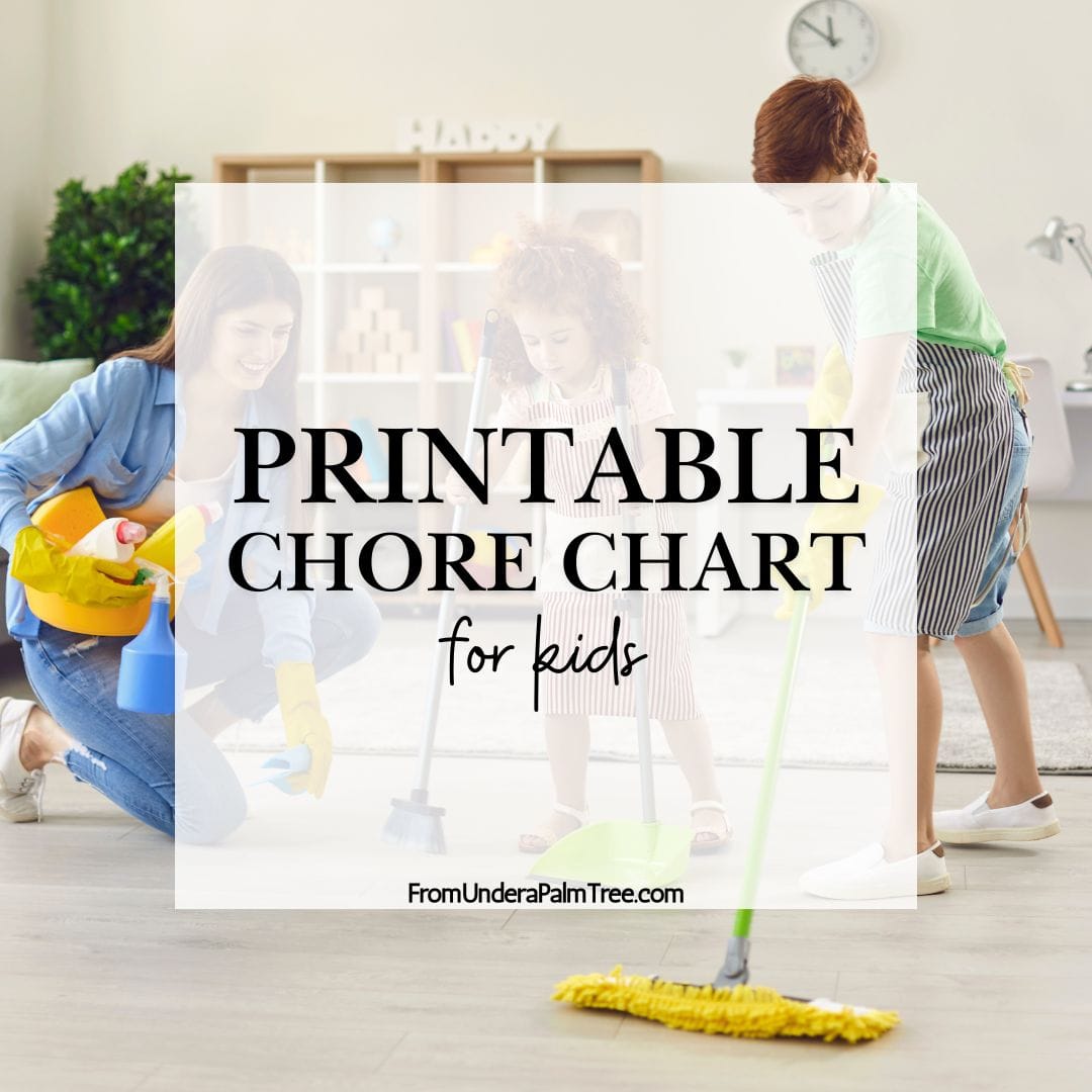 Make Chores Fun with This Printable Chore Chart for Kids > From Under a ...