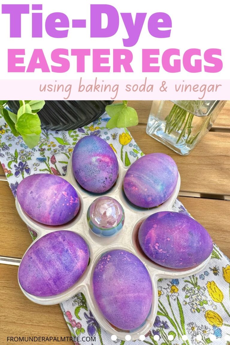 Tie Dye Easter Eggs Using Baking Soda and Vinegar > From Under a Palm Tree