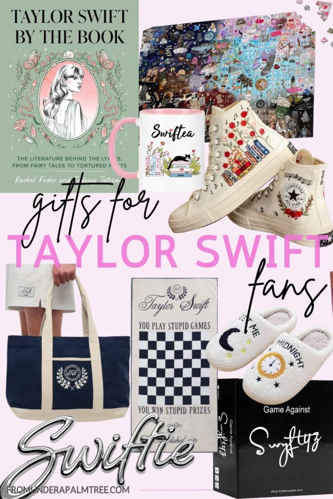 11 Awesome Gifts for Taylor Swift Fans | 11 Unique Gifts for Taylor Swift Fans | Amazon gifts | Amazon gifts for taylor swift fans | amazon taylor swift gifts | bday gifts to give taylor swift fans | best gifts to give taylor swift fans | best taylor fan gifts | birthday gifts to give taylor swift fans | christmas | Christmas Gifts | christmas gifts for Taylor swift fans | Christmas gifts to give taylor swift fans | Family | fromunderapalmtree | fun gifts for taylor swift fans | gift guide | gift ideas to give taylor swift fans | gifts | Gifts for Taylor Swift Fans | Gifts for Taylor Swift Fans diy | Gifts for Taylor Swift Fans handmade | Gifts for Taylor Swift fans Kids | gifts to give taylor swift fans | holiday | holidays | lifestyle blog | lifestyle blogger | mom blogger | mothers day gifts to give taylor swift fans | Taylor Swift | taylor swift amazon gifts | taylor swift fans gifts | Taylor Swift gifts Amazon | Taylor Swift gifts for Adults | Taylor Swift gifts for guys | Taylor Swift gifts for Teens | Taylor Swift gifts Target | Taylor Swift gifts under 10 | taylors version | Unique Gifts for Taylor Swift Fans | white elephant gifts for Taylor swift fans |